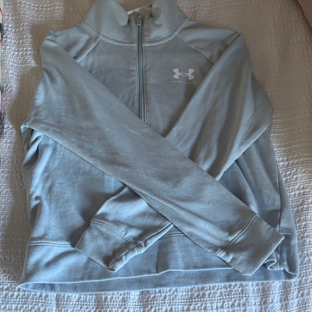 Under Armour Sky Blue Zip-Up Jacket